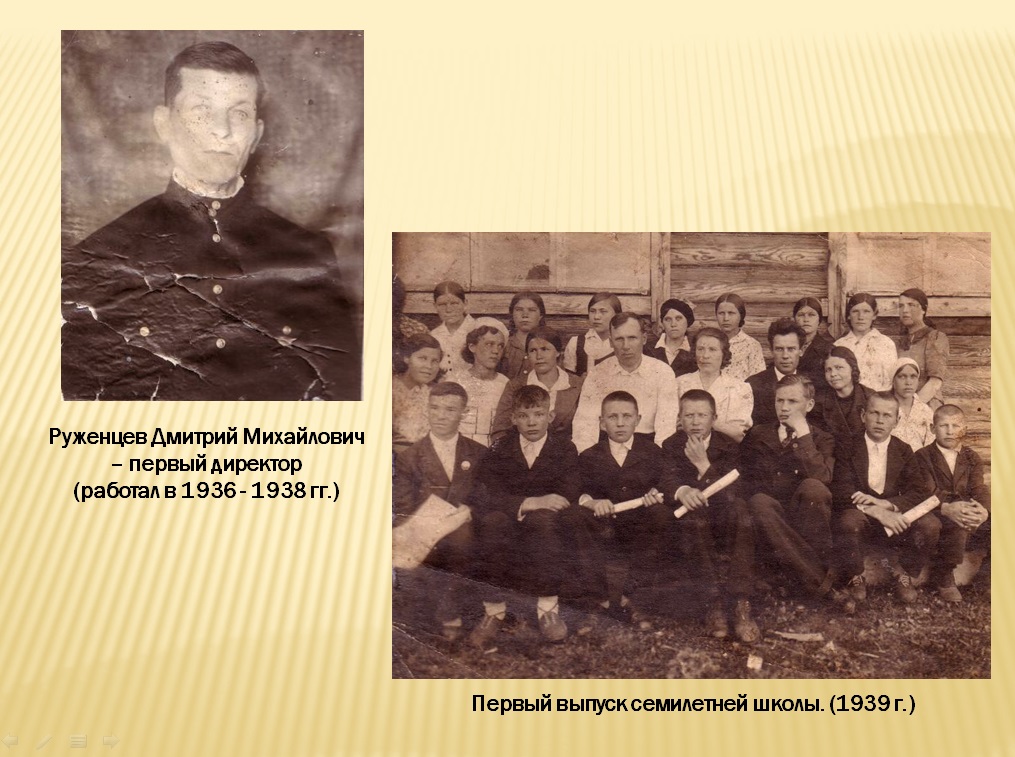 Первый директор - Руженцев Дмитрий Михаилович (1936-1938гг)